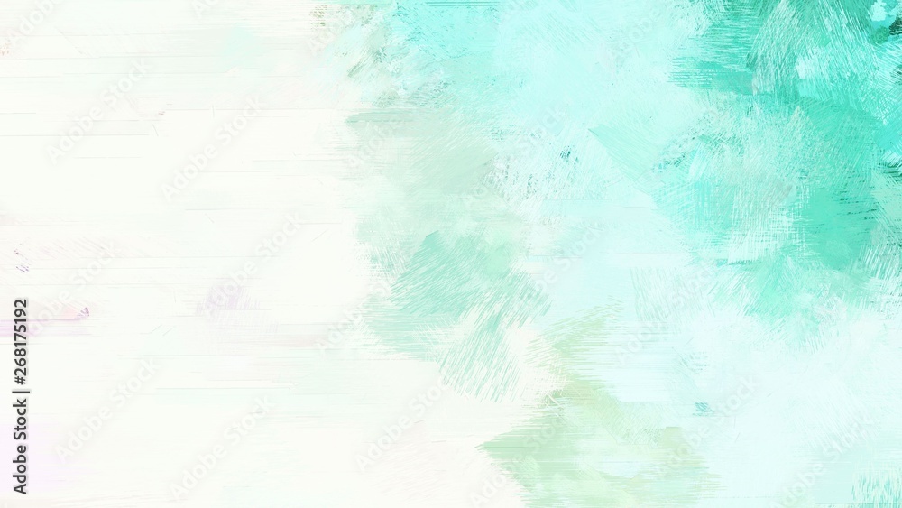 honeydew, medium turquoise and aqua marine color grunge paper background with copy space for your text or image