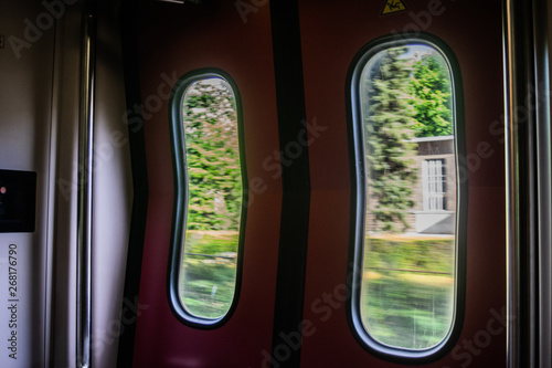 Dutch Train interior from inside