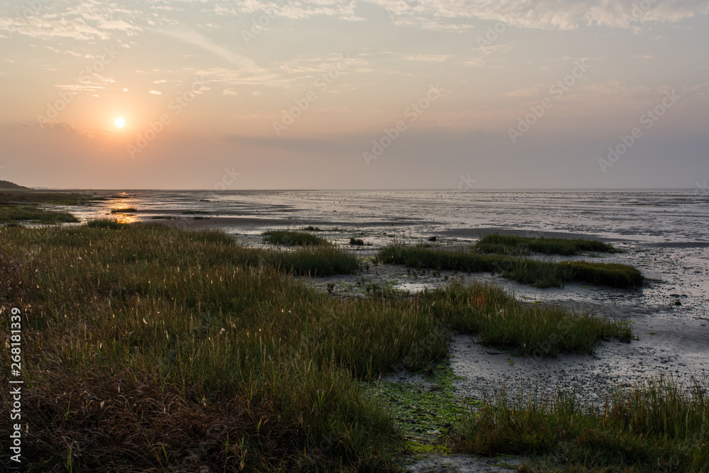Sunrise, Het Oerd, Ameland wadden island the Netherlands