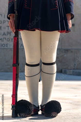 Detail of a greek guardian photo