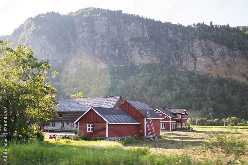 Obraz premium Farm in Norway