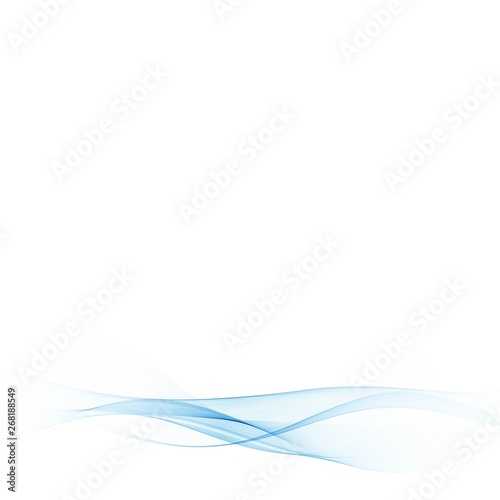Abstract blue wave background. layout for advertising. eps 10