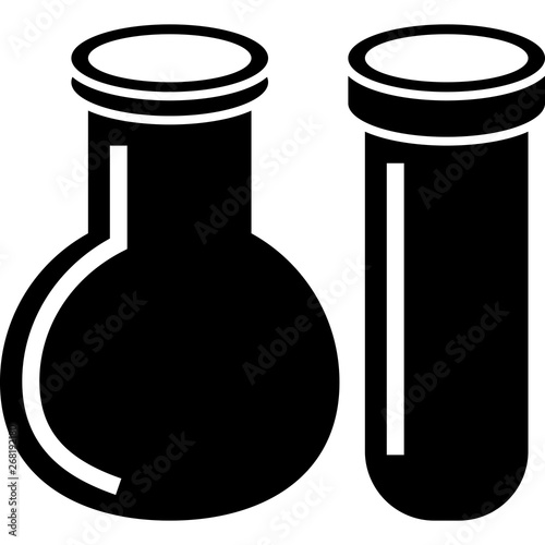 Beakers Icon Vector