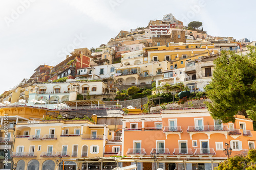 the village of Positano, on the Amalfi Coast, Italy