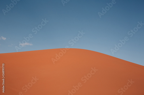 Sand dune in the desert