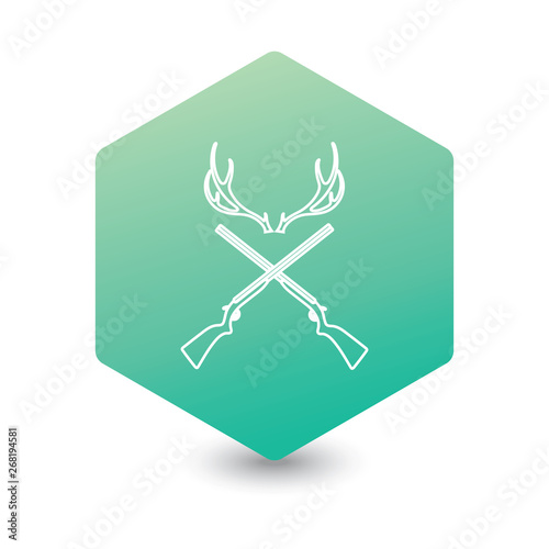 Hunting club logo icon