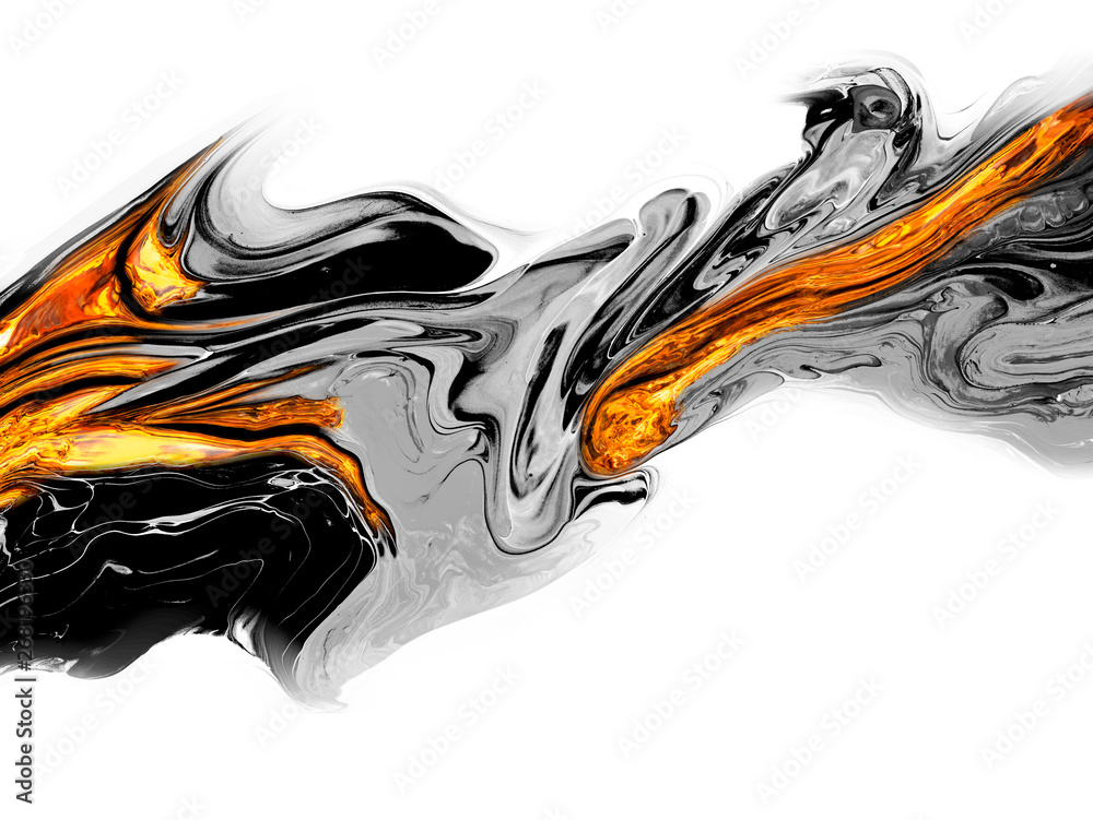 © ogologo - Creative abstract hand painted background, wallpaper, texture, close-up fragment of acrylic painting on canvas with brush strokes. Modern art. Contemporary art.