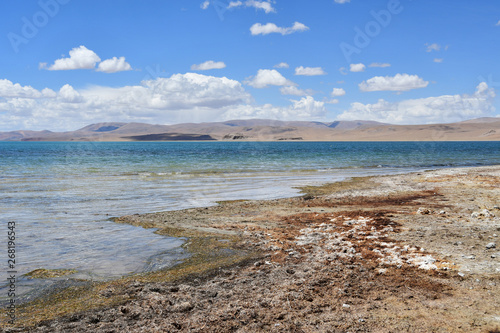 Tibet  Gomang lake in sunny day