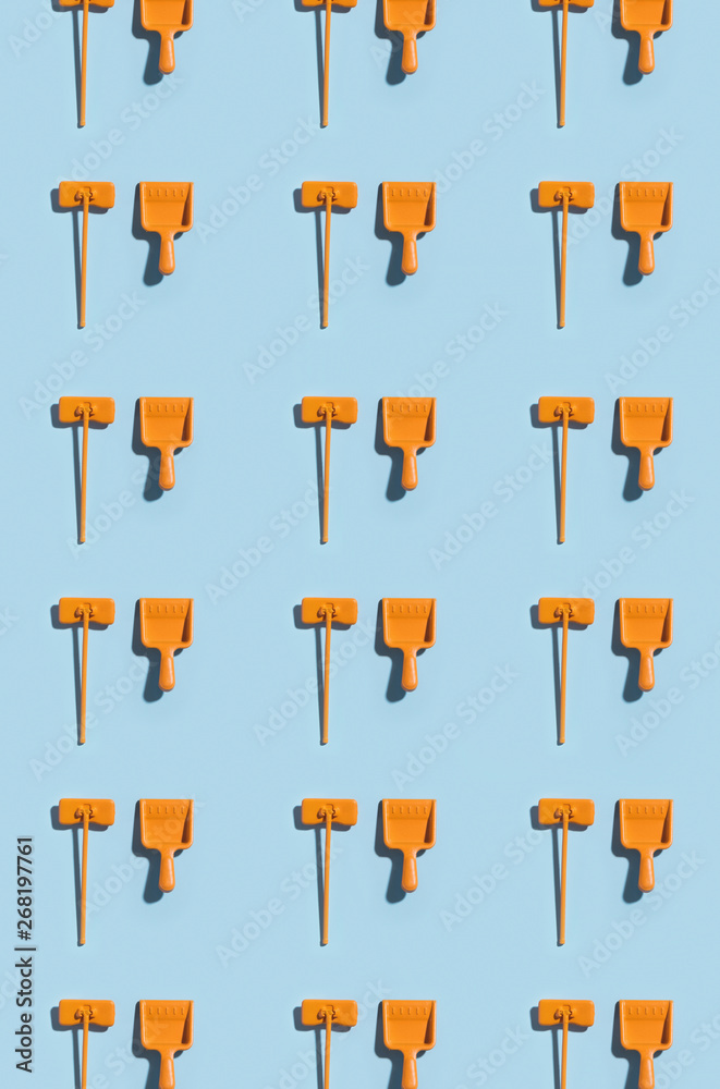 Mop /broom/ cleaning objects miniature. Mop /broom/ cleaning objects miniature.