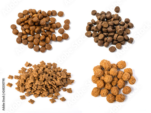 Pile of dry dog food