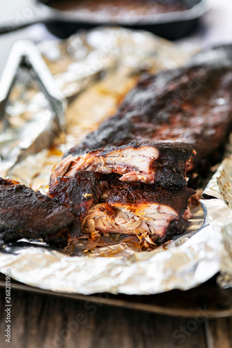 Smoked: Dry Rubbed Baby Back Ribs