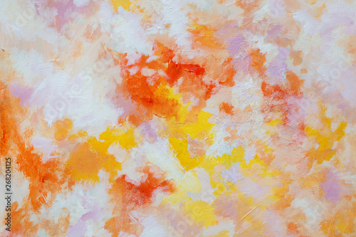 Soft impressionistic abstract painting detail