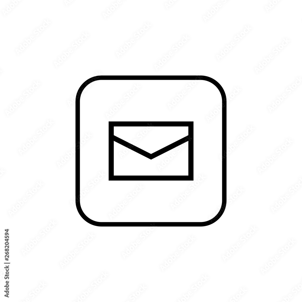 Mail icon vector. E-mail icon. Envelope illustration. Message Mail icon vector. E-mail icon. Envelope illustration. Message