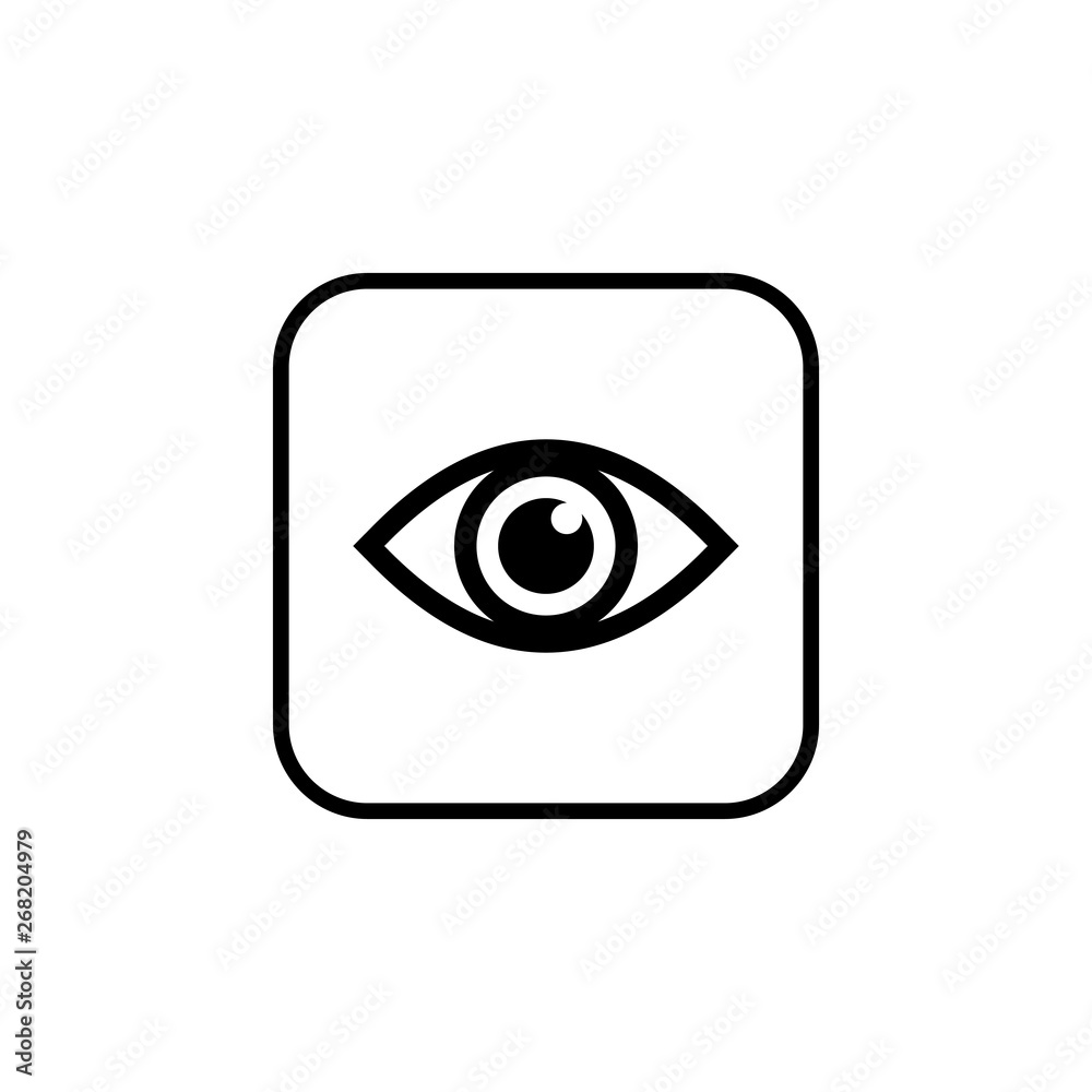 Eye icon vector. Look and Vision icon. Eye vector icon Eye icon vector. Look and Vision icon. Eye vector icon