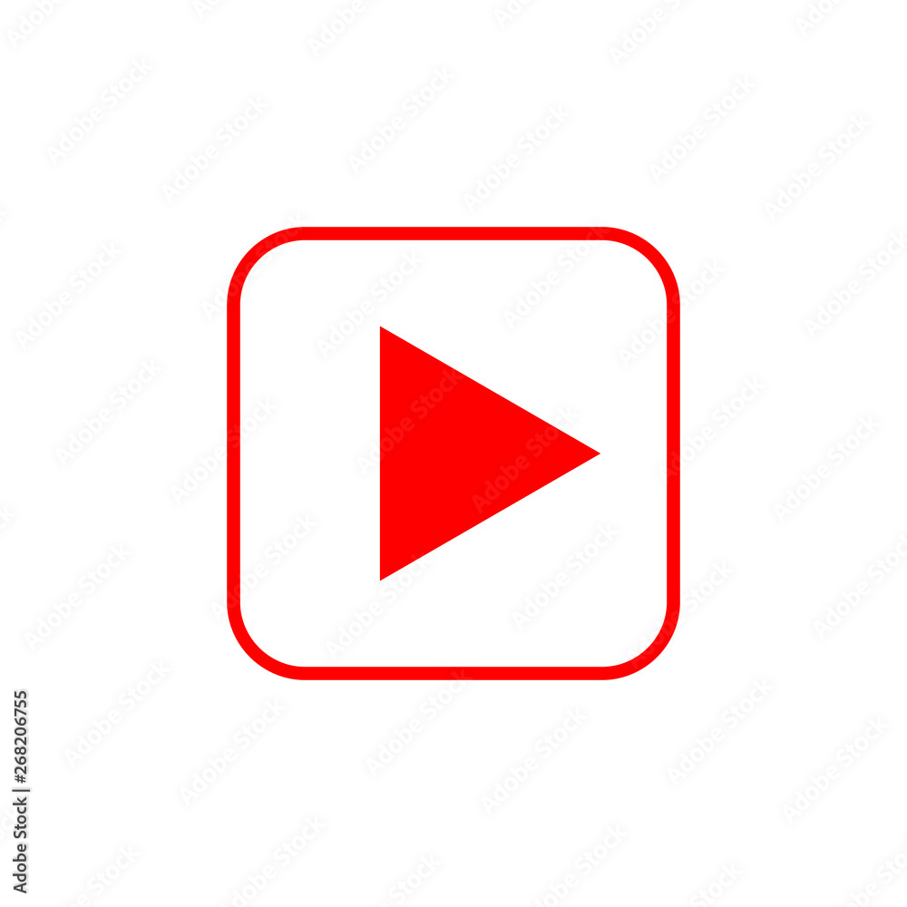 play Icon vector. Play button vector icon play Icon vector. Play button vector icon