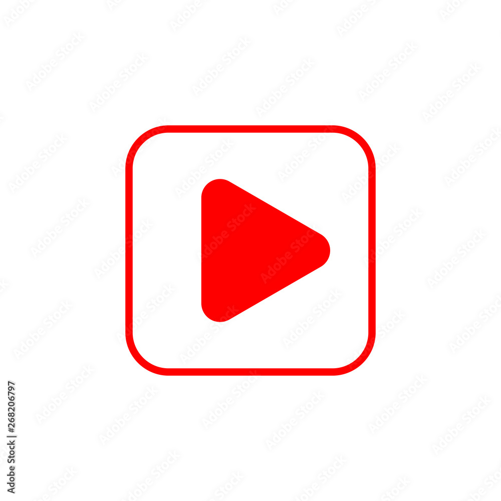 play Icon vector. Play button vector icon play Icon vector. Play button vector icon