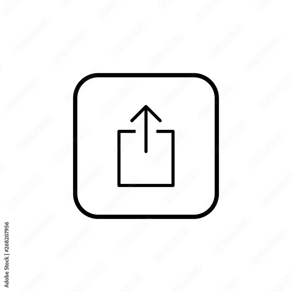 Upload icon vector. Upload sign icon. Upload button. Load symbol. Upload icon vector. Upload sign icon. Upload button. Load symbol.