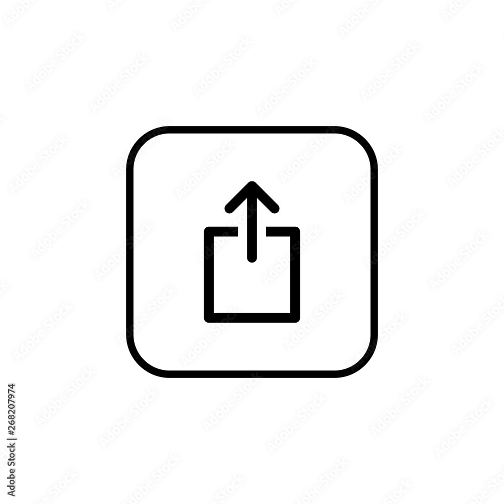 Upload icon vector. Upload sign icon. Upload button. Load symbol. Upload icon vector. Upload sign icon. Upload button. Load symbol.