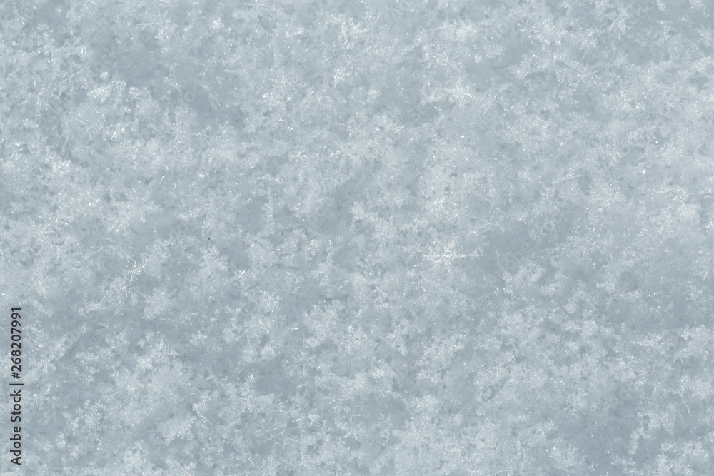 background of fresh snow texture in blue tone background of fresh snow texture in blue tone