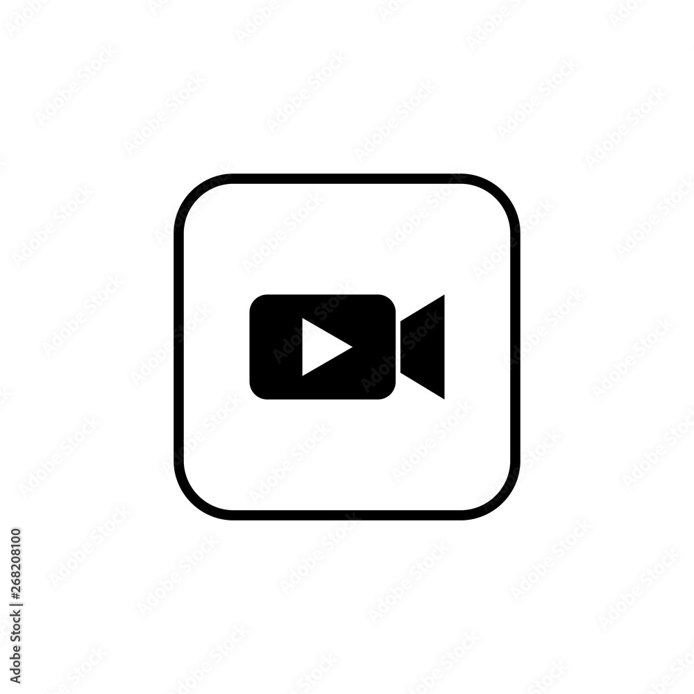 Video camera icon vector. Video Camera. Camera Icons. Movie Sign. Cinema Video camera icon vector. Video Camera. Camera Icons. Movie Sign. Cinema
