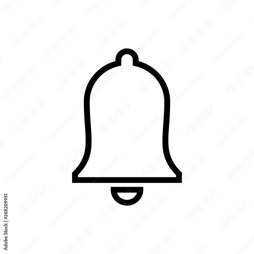 Bell Icon vector. Notification symbol. Bell vector icon Bell Icon vector. Notification symbol. Bell vector icon