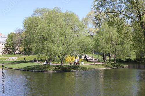 water, lake, nature