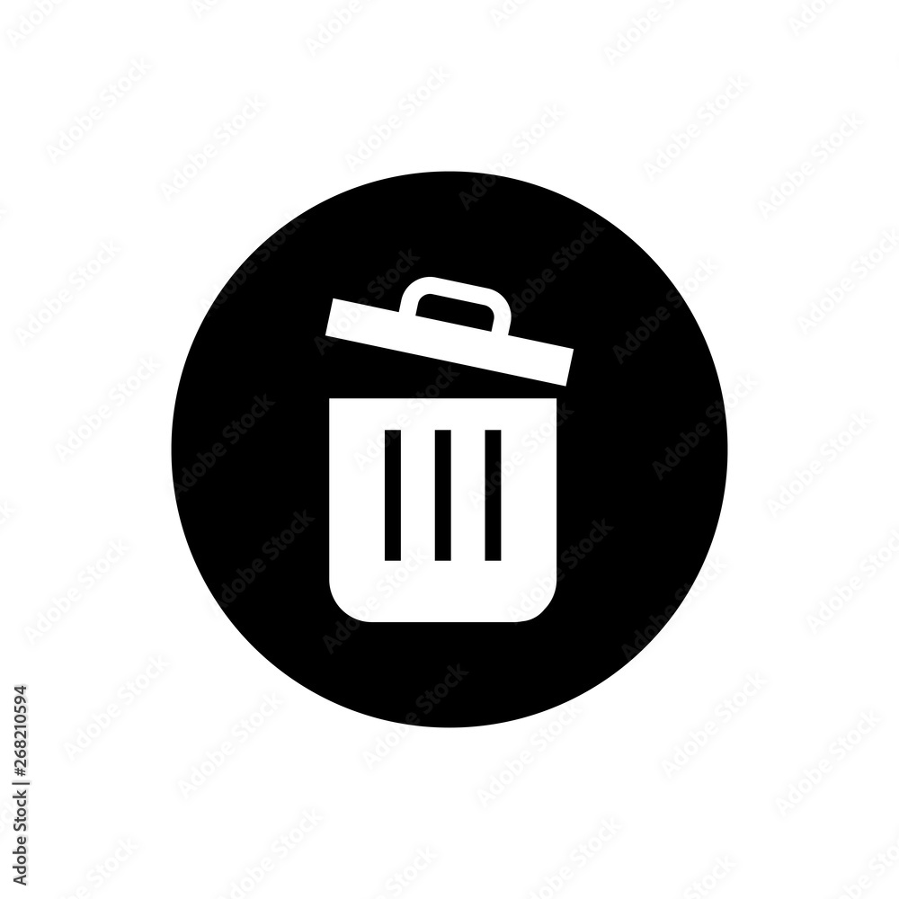 Trash icon. trash can icon. Delete icon vector Trash icon. trash can icon. Delete icon vector
