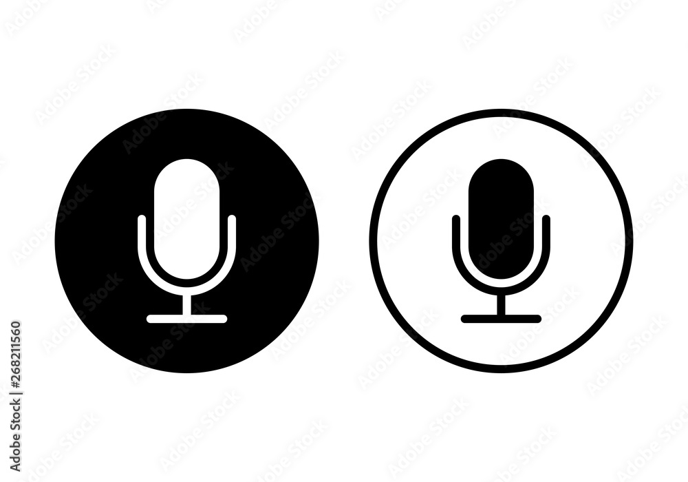 Microphone Icon. Mic sign. Karaoke microphone icon. Broadcast mic sign Microphone Icon. Mic sign. Karaoke microphone icon. Broadcast mic sign