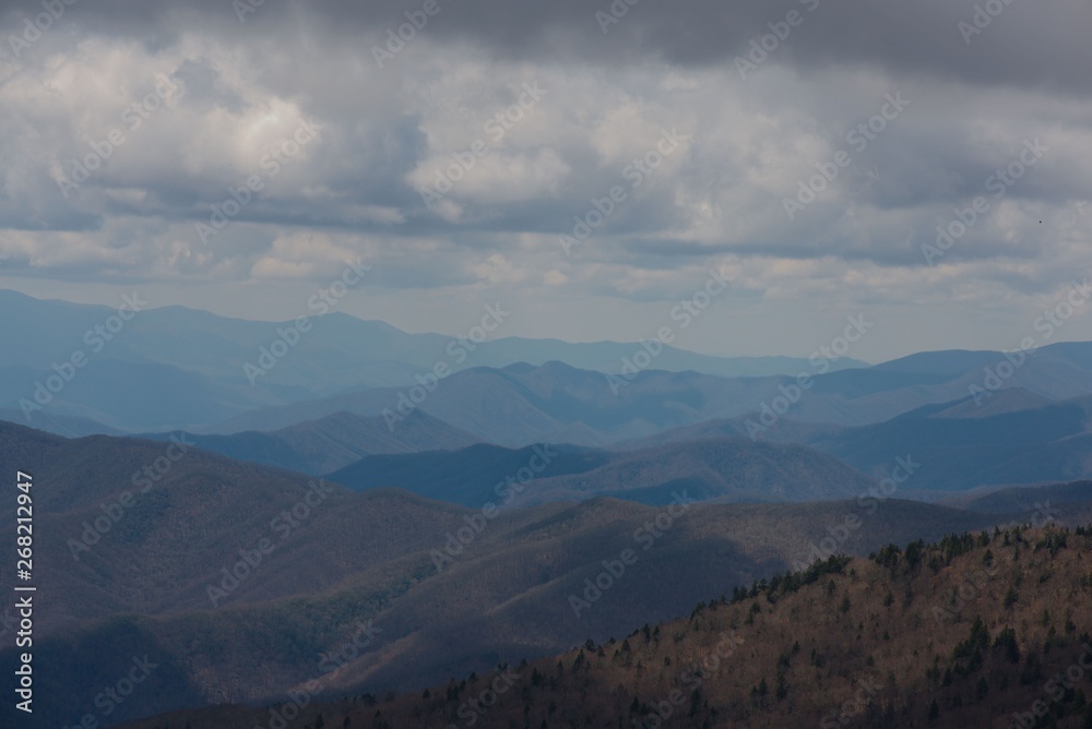 panoramic view of the mountains