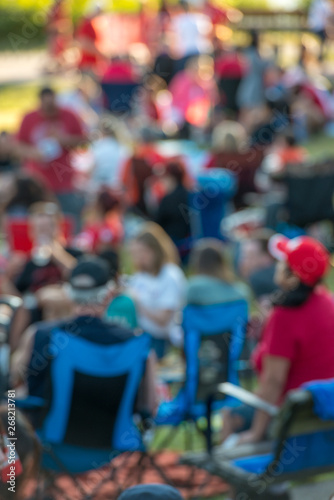 Wallpaper Mural Blurred Crowd Torontodigital.ca