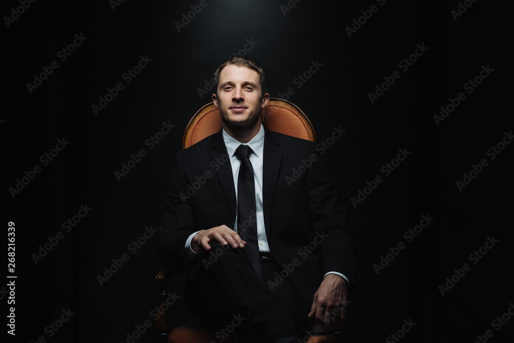 Smiling Man in Suit Smiling Man in Suit