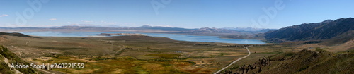 Mono Lake in California in the Eastern Sierra Nevada Mountains in Stanislaus National Forest