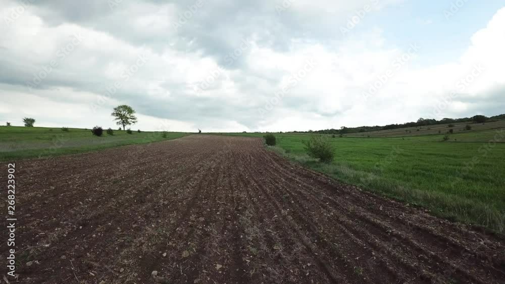 Top Aerial Farming Crops Field Vegetation Agricultural Top Aerial Farming Crops Field Vegetation Agricultural