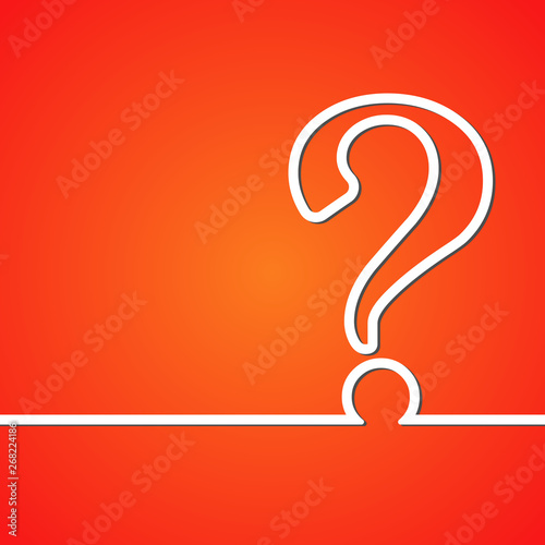 Question mark vector illustration. Support Abstract help banner vector layout background set. For art template design, list, front page, mockup brochure theme style, idea, cover, booklet, blank, card.