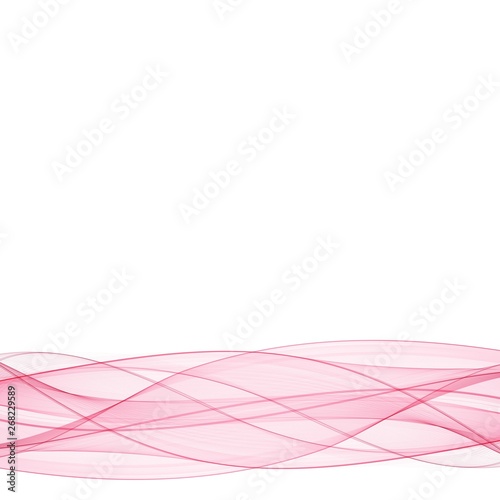 Vector abstract illustration. pink wave. layout for presentation. eps 10 photo