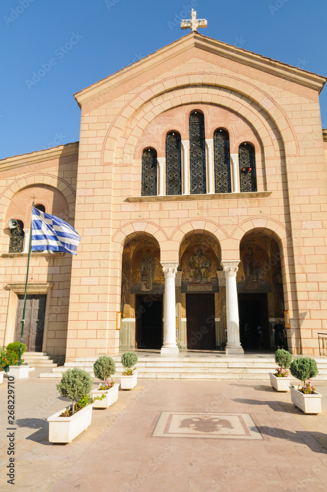Fototapeta premium Church of St Agios Dionysios, Zakynthos, Greece