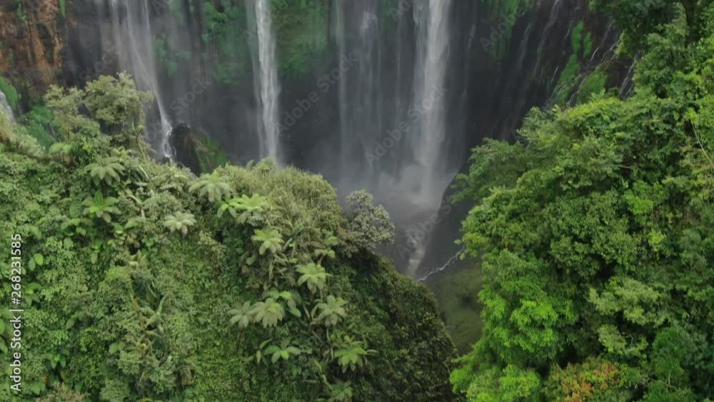 Epic waterfall in tropical forest Epic waterfall in tropical forest