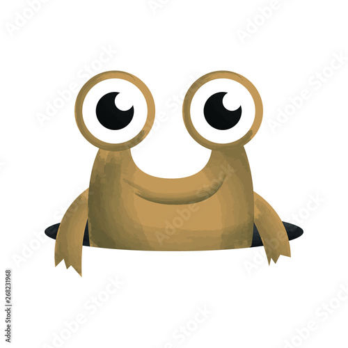 Cute Crazy Monster Character
