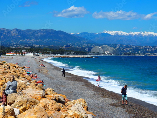 Antibes, et Villeneuve Loubet sous les alpes maritimes