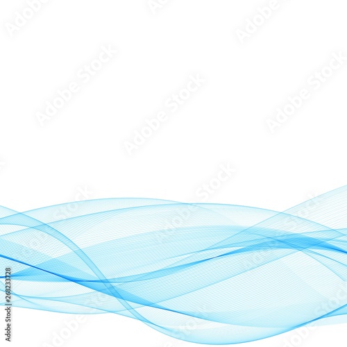Vector abstract blue wave. presentation template