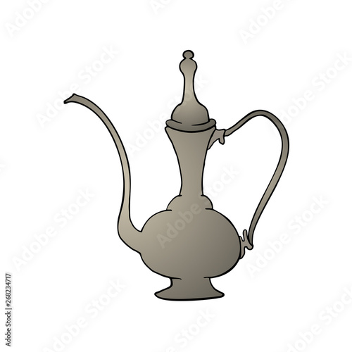 Classic teapot illustration