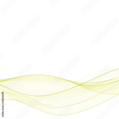 light green abstract wave. vector illustration. Template for design, business, packaging and other design. eps 10