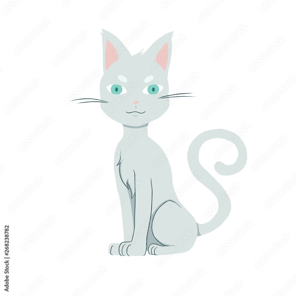 シンプルな猫 シンプルな猫
