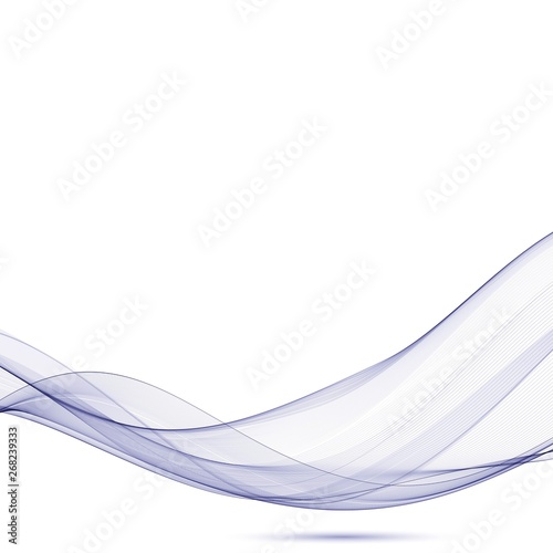 Blue wave. Vector illustration. abstract layout for presentation design. eps 10