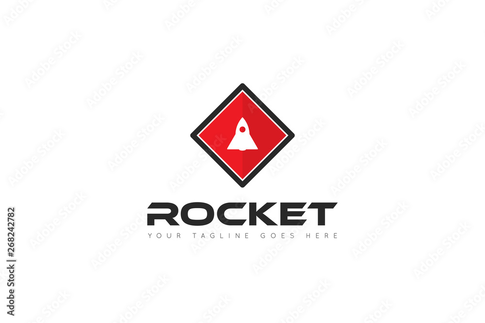 Rocket Logo and icon vector illustration design template Rocket Logo and icon vector illustration design template