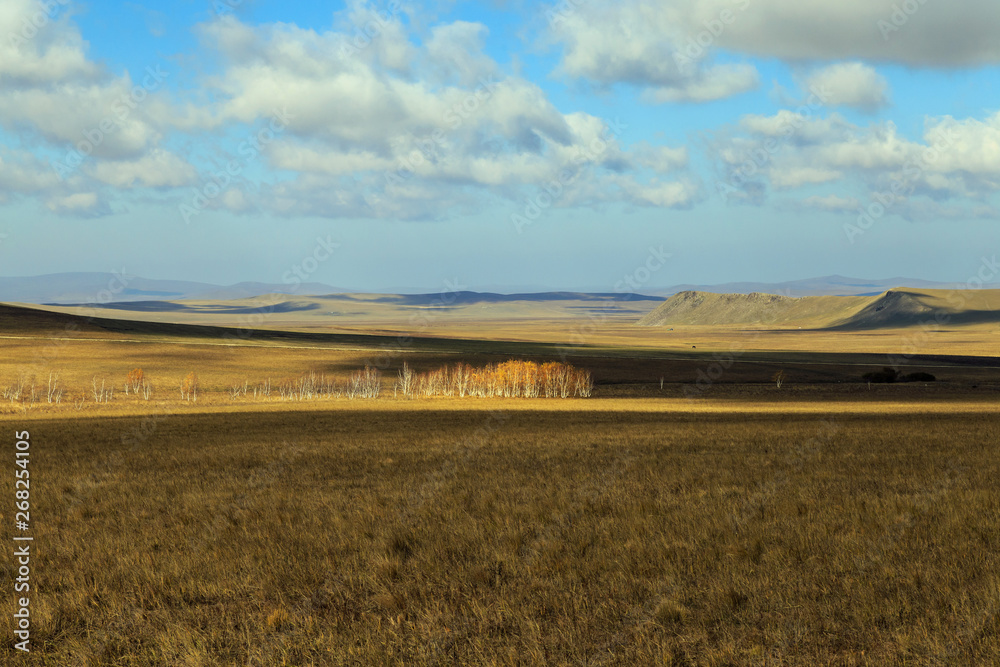 Beautiful scenery of xilingol grassland