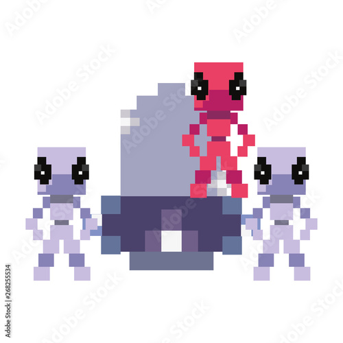 invader video game retro