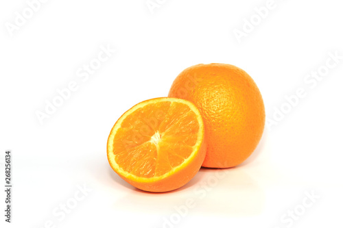 Delicious oranges and orange juice