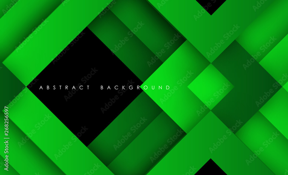 Abstract modern green triangle digital - Vector Background.