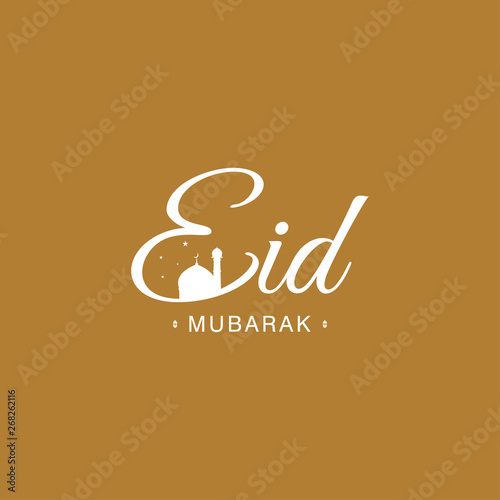 Eid Mubarak Vector Illustration Design